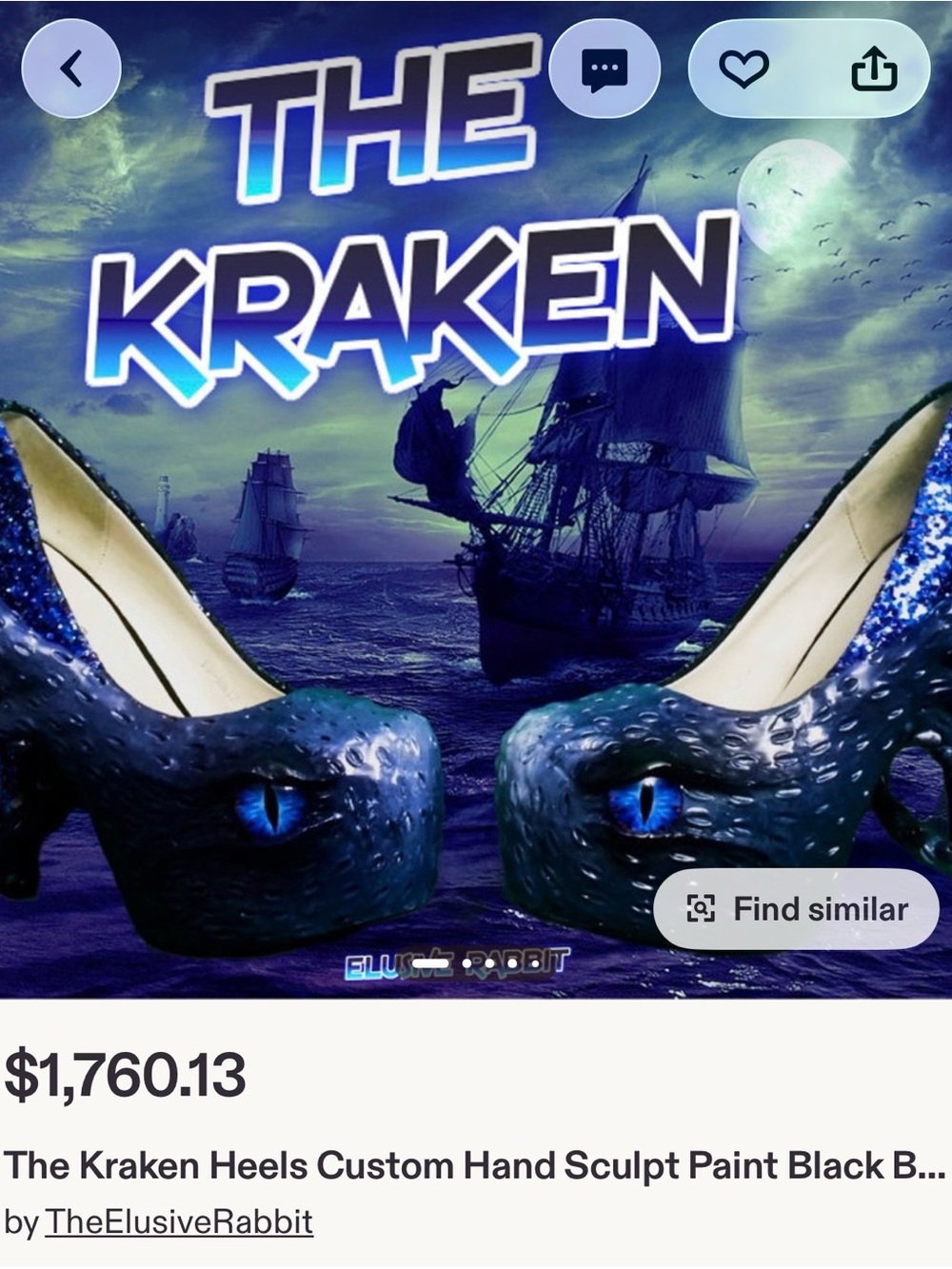 Octopus Tentacle Platform Heels in Sand - Picture 12 of 12